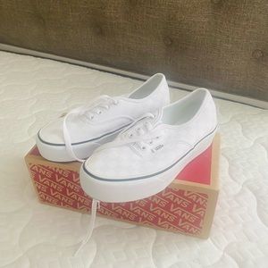 Vans para mujer color blanco